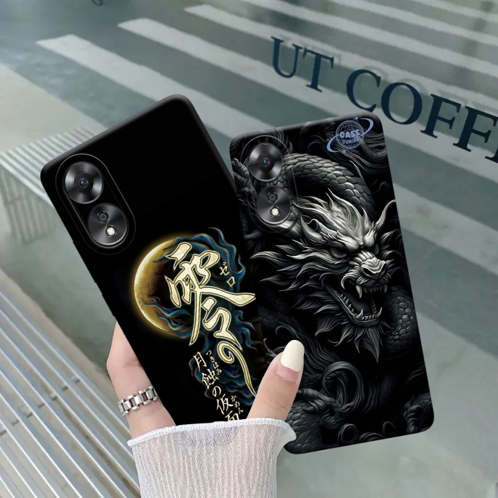 Case Kartun lucu Untuk semua type hp Oppo A18-A38 Oppo A15 A16 A17 A17k terbaru 2025 Motif Kekinian 