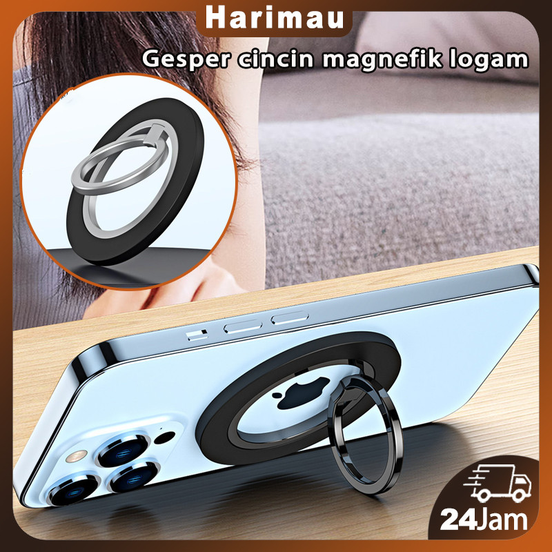 Phone Holder Magnetic/magnetic Ring Magsafe/ring Hp Holder/magnetic Ring Holder/Rotasi 360 Derajat