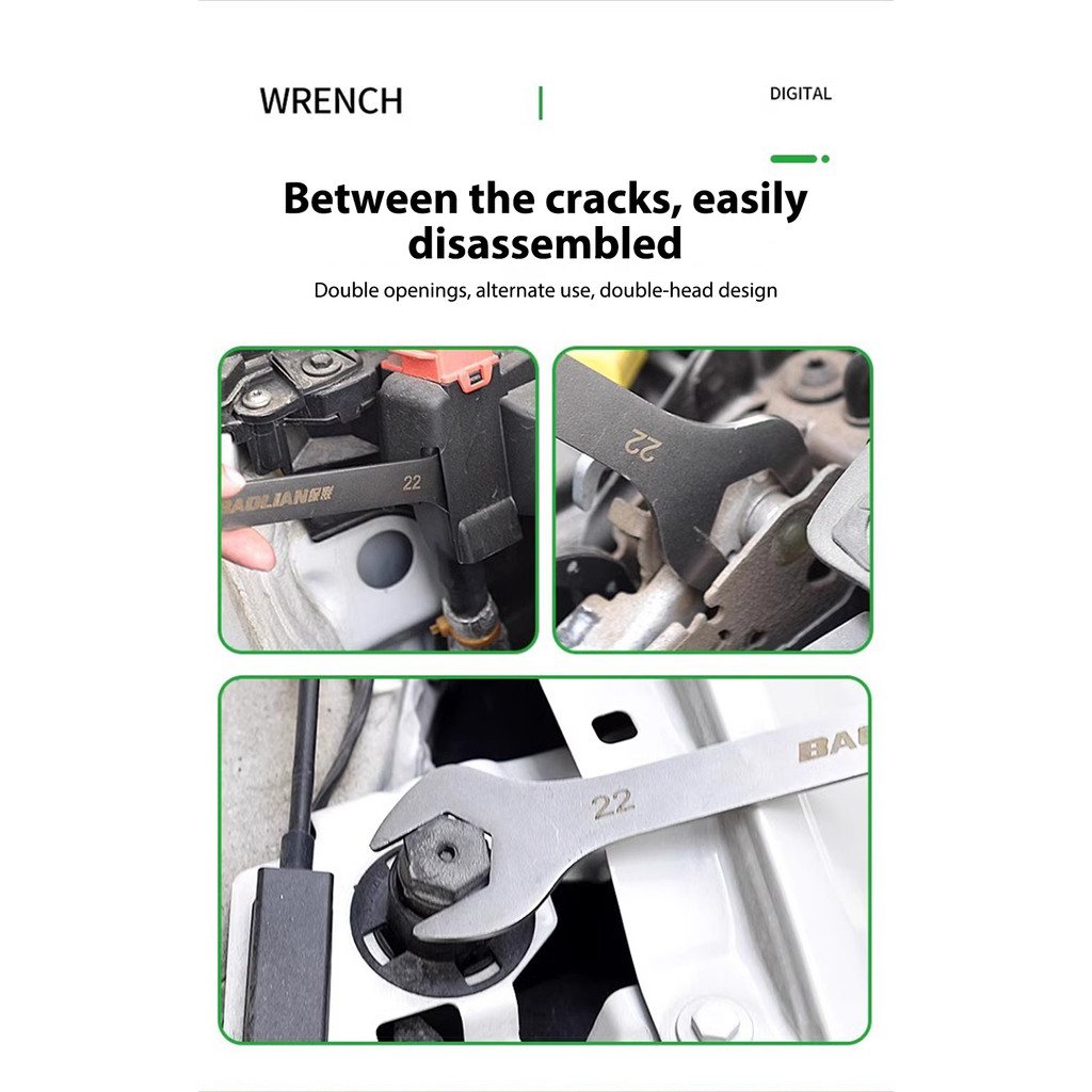 3MM Ultra Thin Open End Wren Set 5.5-27MM Dual-purpose Wren Universal Spanners Small Wren Kit for To