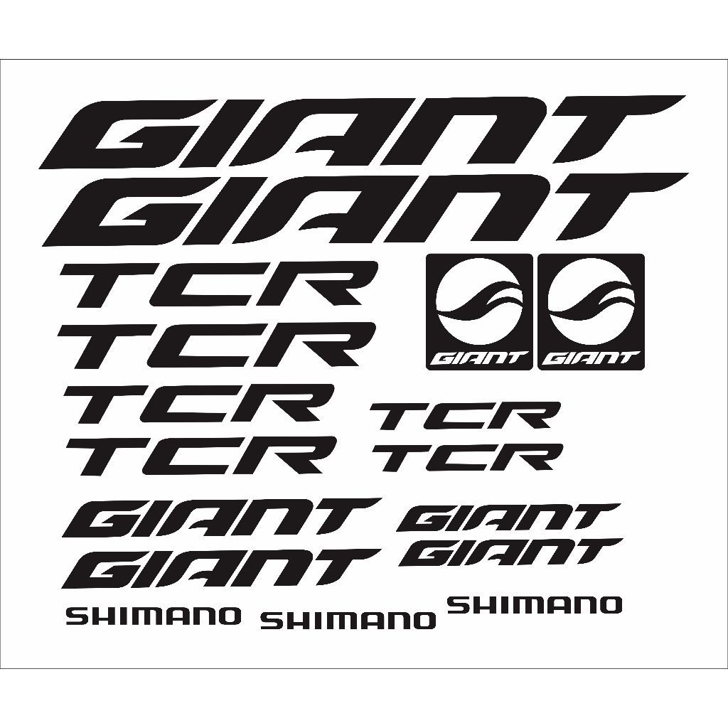 cutting stiker sepeda giant tcr