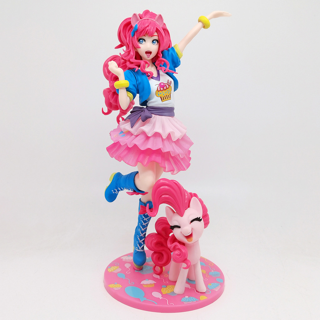 My little Pony Bishoujo Statue Twilight Sparkle Pinkie Pie Fluttershy Anime Girl PVC Action Figure T