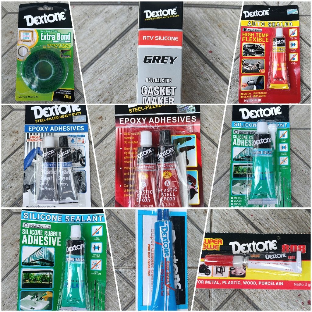 1. ANEKA LEM dexton dextone bond lem perekat serba guna 75 g dexton lem pipa pvc 40g dextone extra b