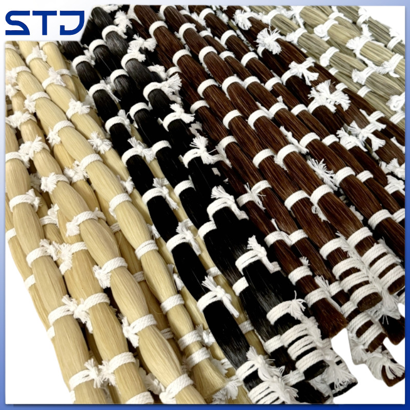 1000g 60-90cm violin viola cello horsetail AAA Mongolia natural white bow hair horse tail bass erhu 