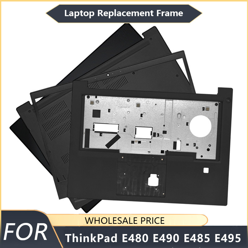NEW For Lenovo ThinkPad E480 E490 E485 E495 Laptop LCD Back Cover/Front Bezel/Hinges/Palmrest/Bottom