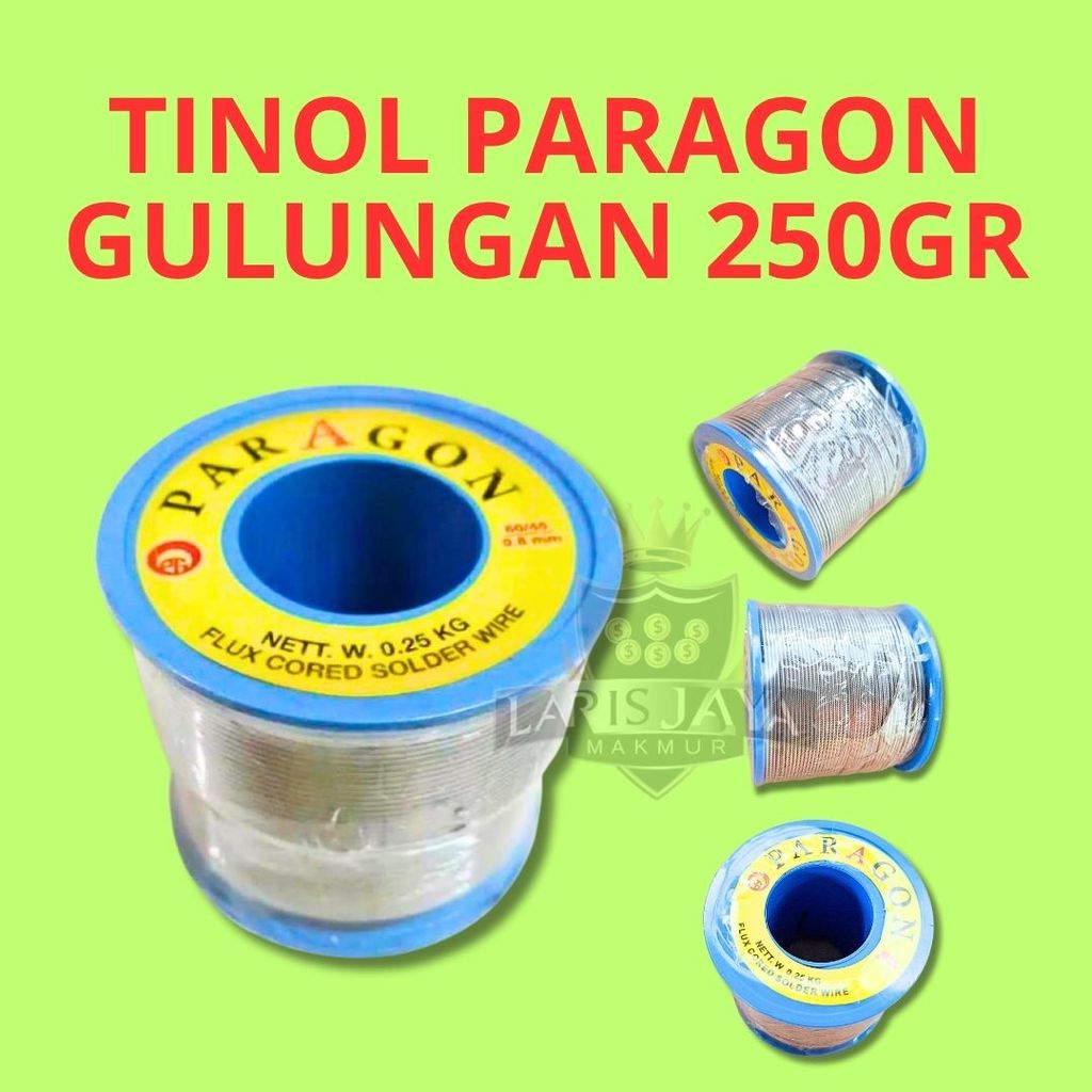 Kawat Timah Solder Paragon 1/4KG | Tenol 250GR Original