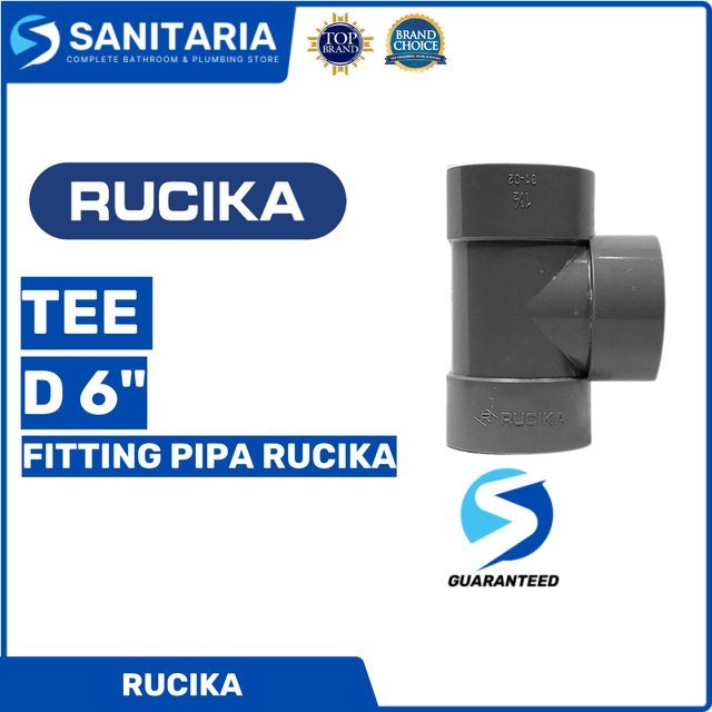 Tee D 6" Rucika/ Tee D 6" Rucika/Fitting Pipa D Rucika