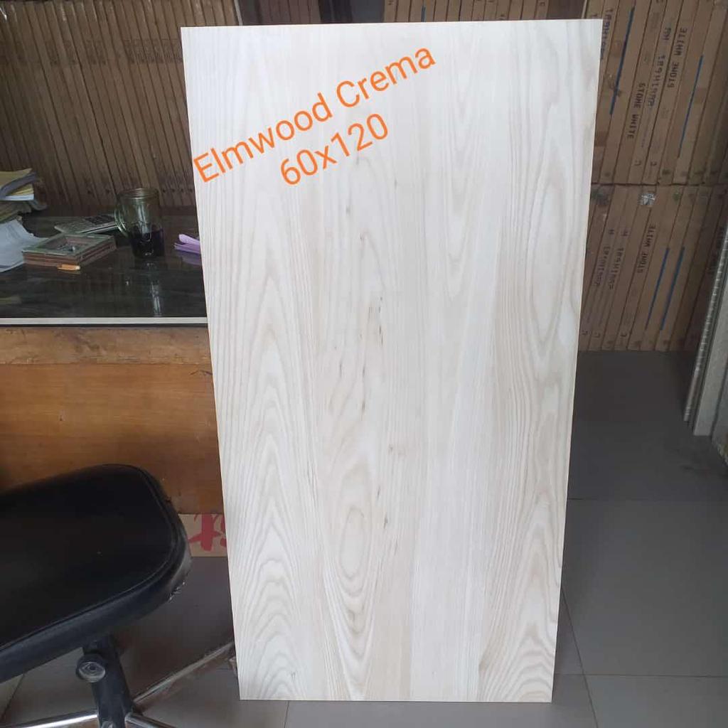 granit motif kayu 60x120 elmwood Crema kw 1