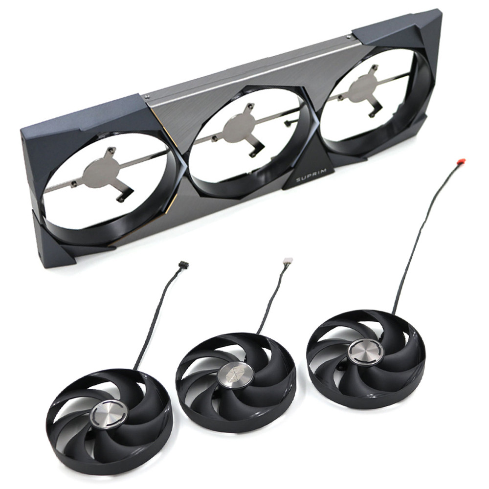For MSI GeForce RTX 5080 5090 5090D Suprim Video Card Fan PLD10020B12H RTX5080 RTX5090 RTX5090D GPU 