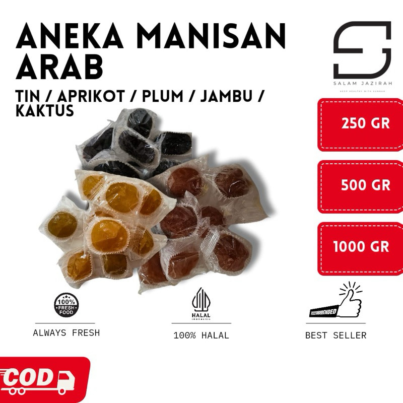 Manisan Buah Tin / Manisan Plum / Manisan Aprikot / Manisan Jeruk Original || Oleh-oleh haji & umroh