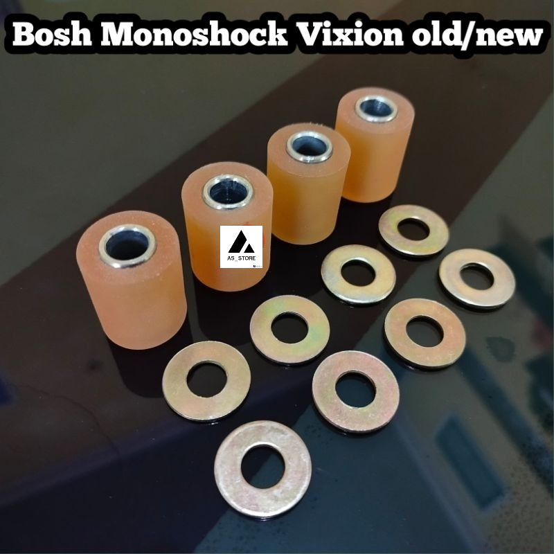 Bosh Monoshock Vixion Bahan PU (Polyurethane) Vixion old/New, NVA, NVL, R, R15, Xabre PNP segitiga p