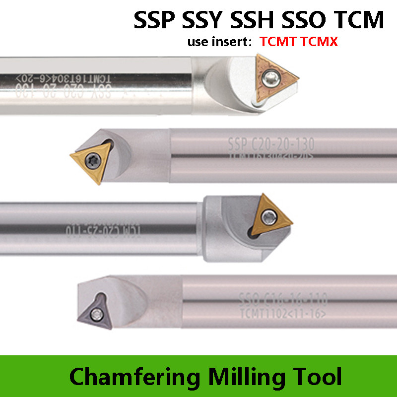 LIHAOPING 15 45 60 30 Degree Chamfering Tools SSO SSY SSP SSH TCM C16-16-110 CNC Milling Lathe Machi