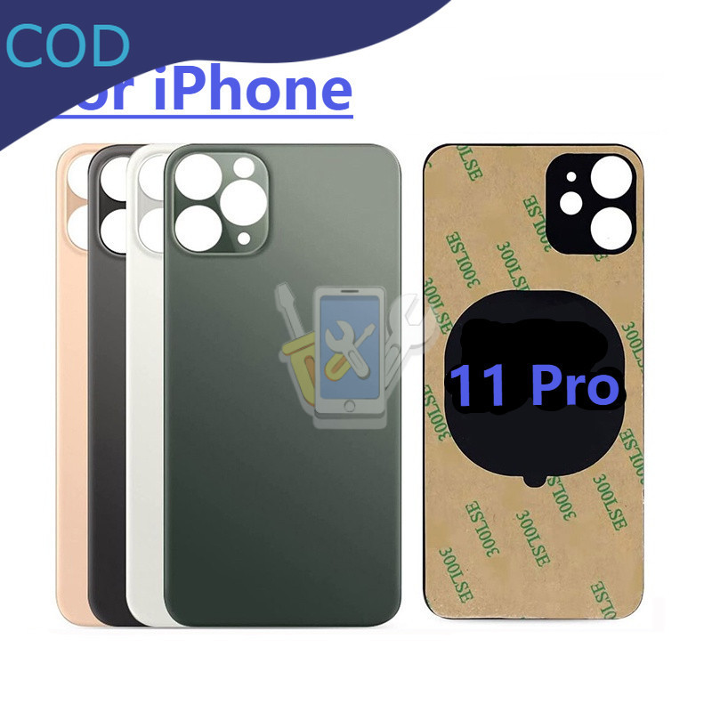 For iPhone 11 Pro Back Glass Quick Replacement Repair Case Battery Cover