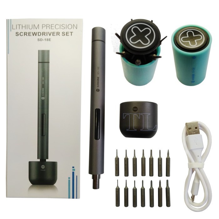 OBENG ELEKTRIK SUNSHINE SD-18E - OBENG SET ELEKTRIK | alat service