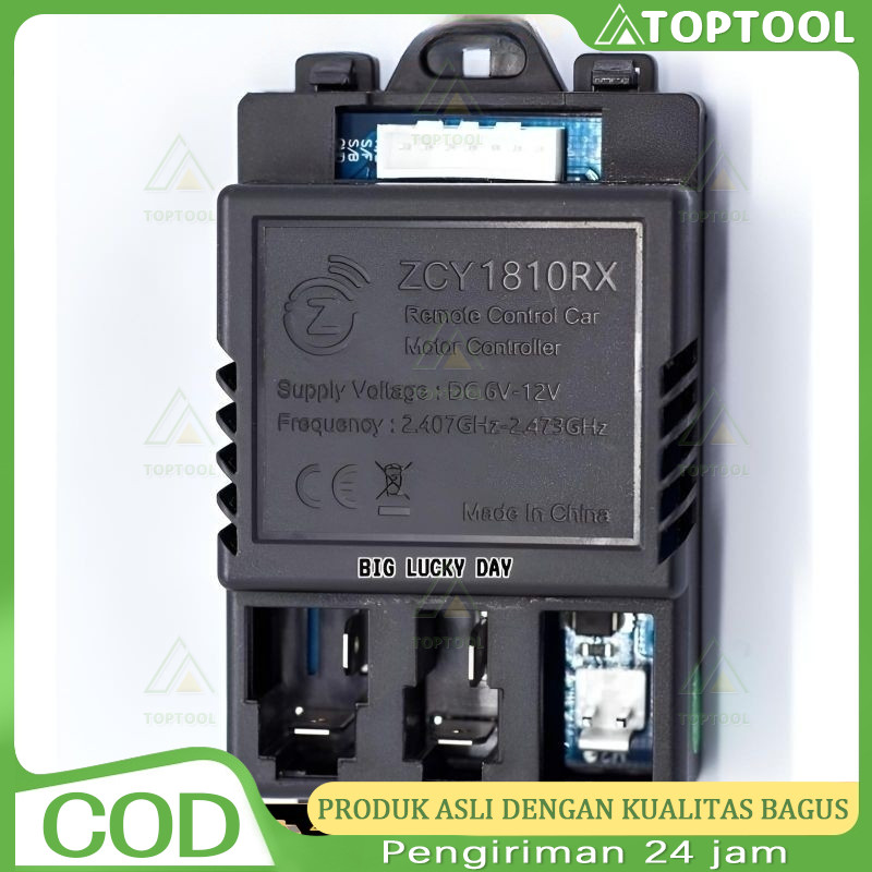 REMOT RECEIVER ZCY1810RX / JR1810RX 7PIN / 5PIN 6V - 12V MOBILAN AKI ANAK REMOTE CONTROL IC MODUL BO