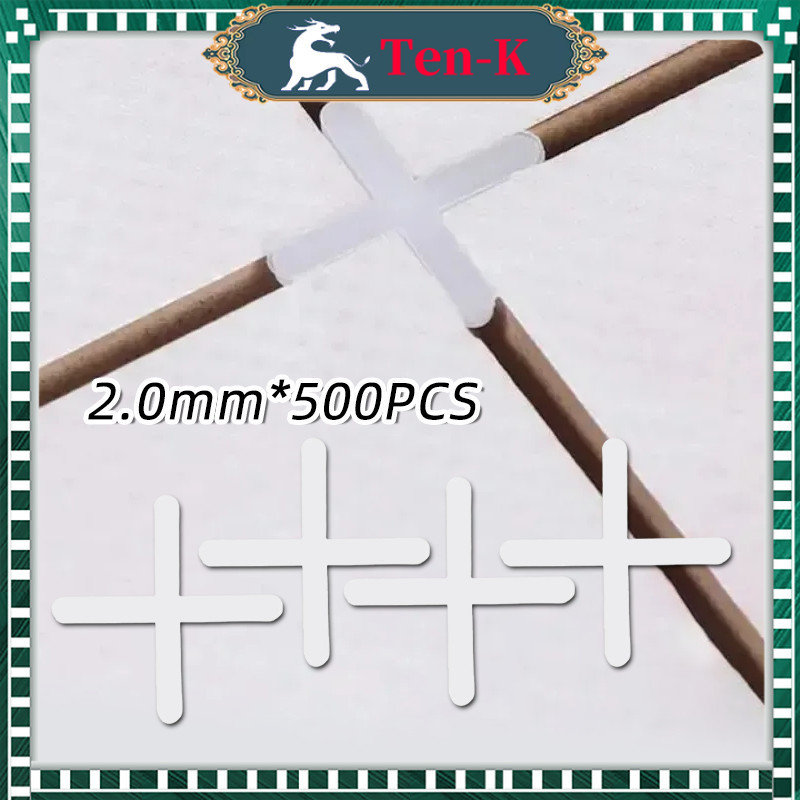 500Pcs 2mm Tile Spacer Nat Keramik / Alat Pengatur Jarak Keramik / Perata Leveling Spacer Nat Gap