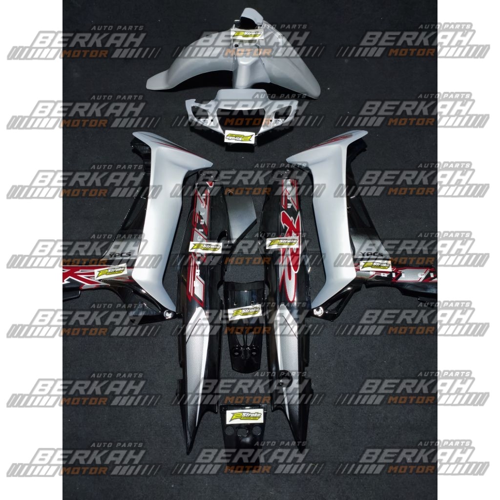 CoverBody Fizr Full Set Halus Body Fizr Full Clutch Hitam Silver 2002 Body Set Halus Yamaha Fizr F1z