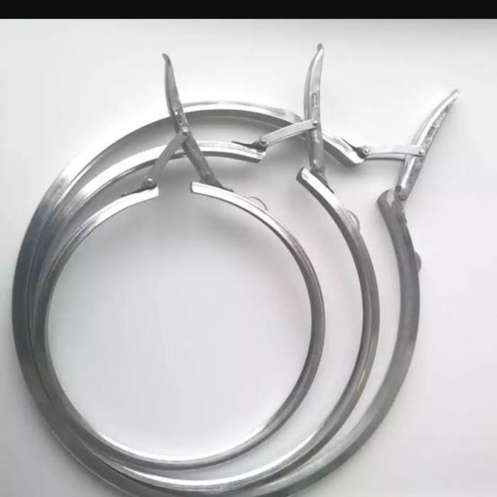 Klem Kunci Galvanis Tutup Drum Klem Cincin Pengunci Tong / Clamp Tong - 60 L