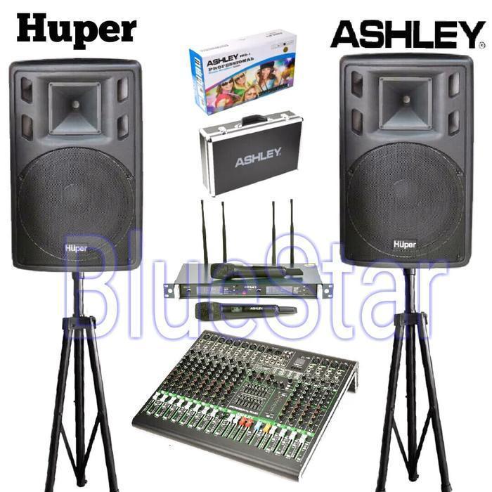 Paket SoundSystem Ashley - Huper 15 HA400 Original 15 inch