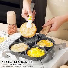 BMW Clara Pan 4 Lubang/Cetakan Kue Paris Omlet 4 Lubang/Pan Dorayaki