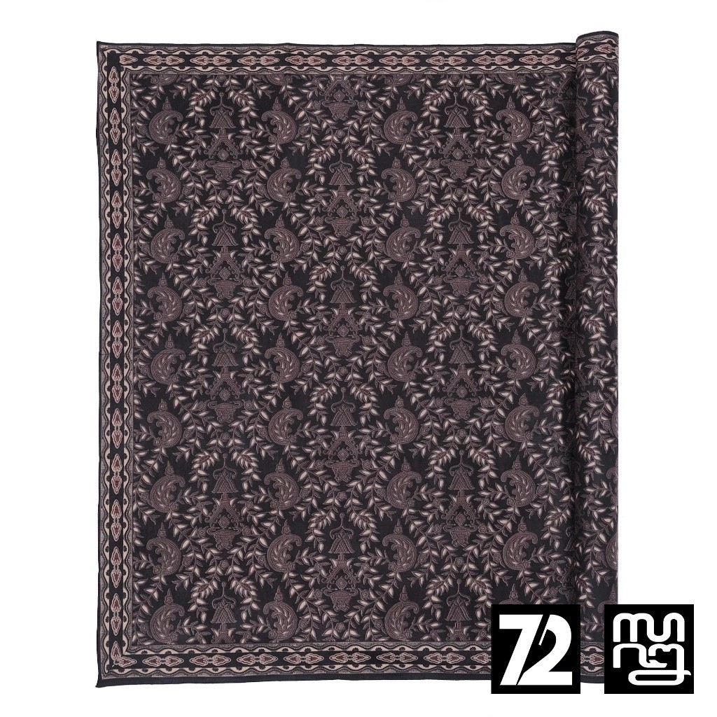 72 Batik - Kain Batik Warna Hitam 726456 | Bgs