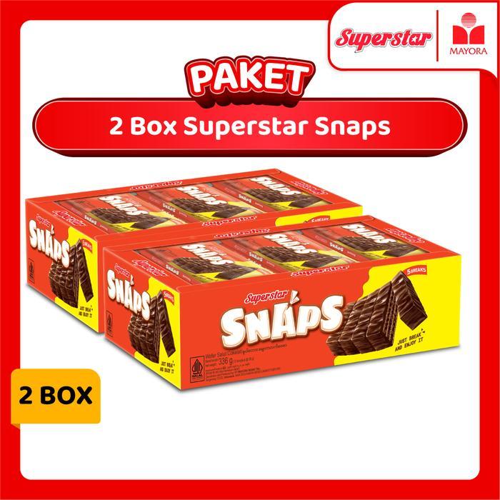 Paket 2 Box Wafer Superstar Snaps - Paket2-SuperstarSnap