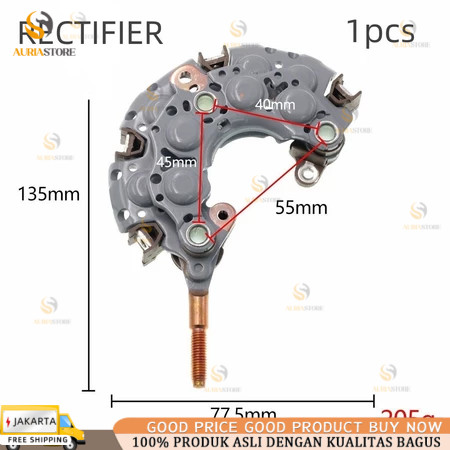 Alternator Rectifier Capsul Idealhome Silikon Dioda Ampere Sparepart Mobil Corolla Kijang 7K Hilux H
