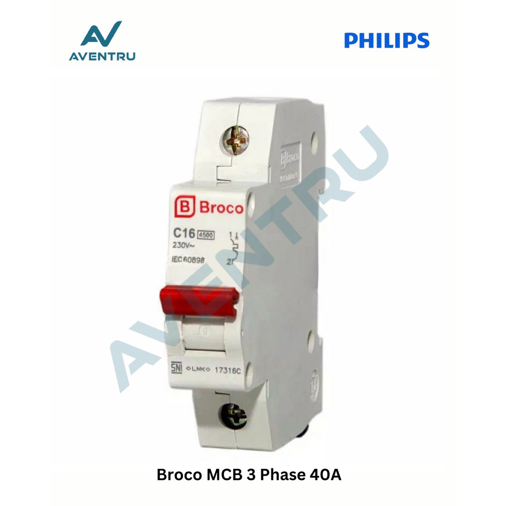 Broco MCB 3 Phase 40A