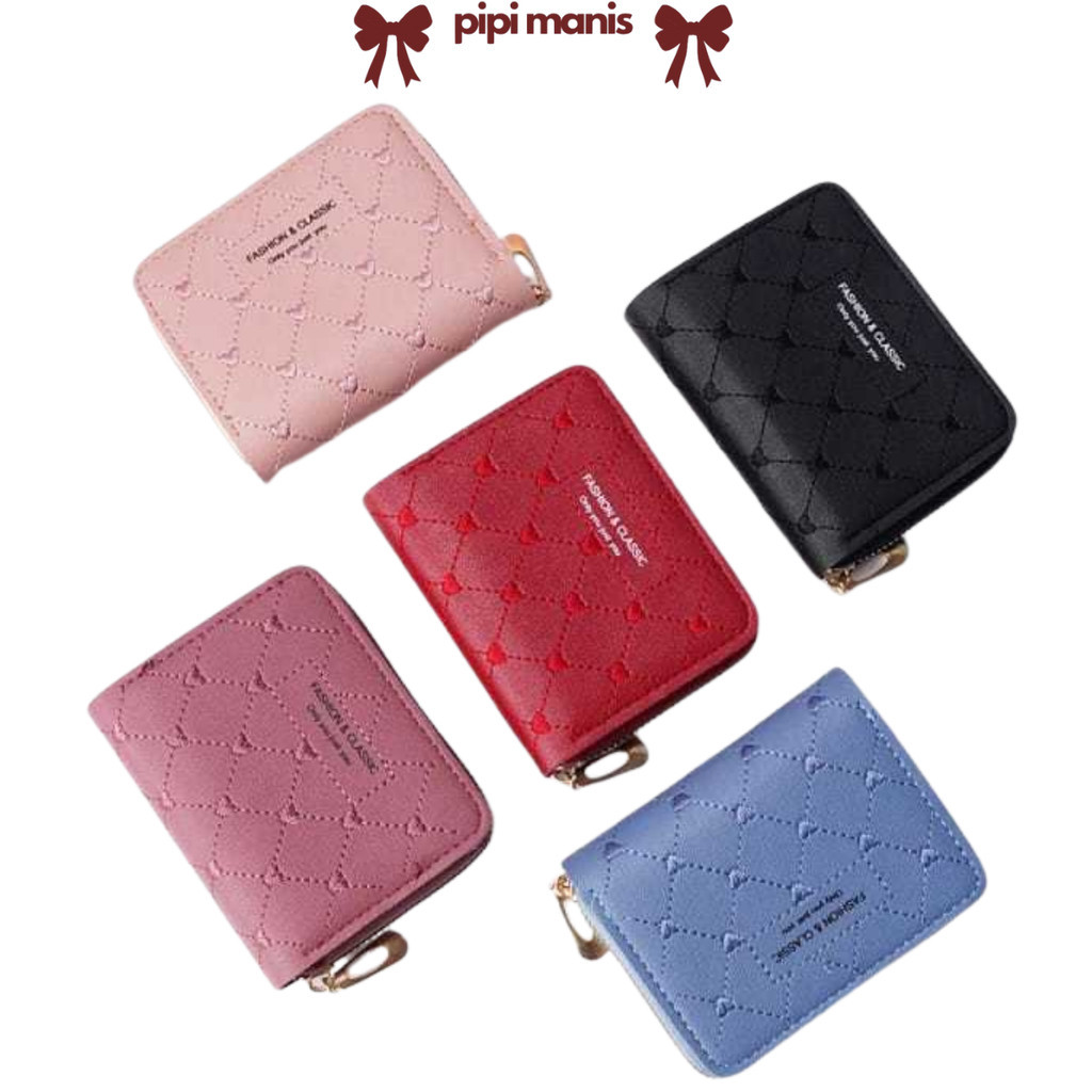 PM DOMPET LIPAT KOIN KARTU FASHION WANITA 888