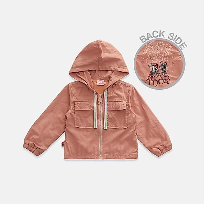 SALE Jacket Parasut Crop Anak Perempuan Pink/ Rodeo Junior Girl/ Urban Casual