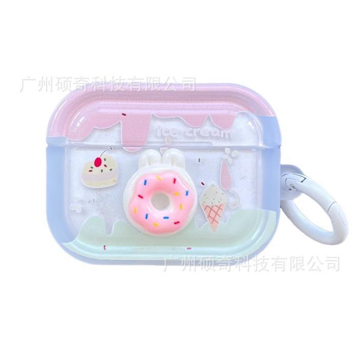 Best Seller Case Compatible for Airpods 4 SNAPFIT Painted Color Chain Clear Transparent Protective C