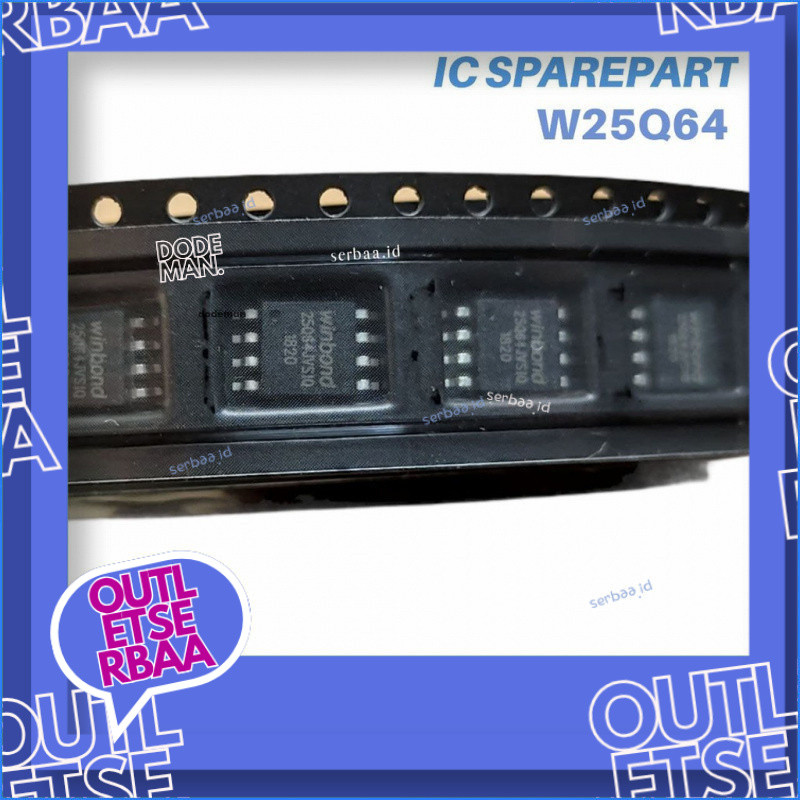 IC Memory W25Q64JVSIQ W25Q64 25Q64 WINBOND IC FLASH IC BIOS 8 MB