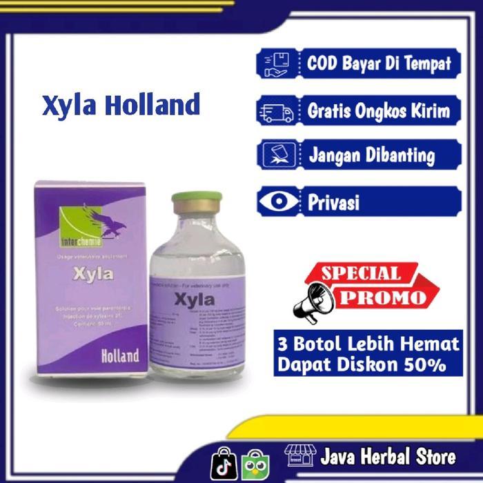 Xyla Holland 50 ml Obat Anestesi Hewan Original - Special Promo 3 Botol Lebih Hemat Dapatkan Diskon 