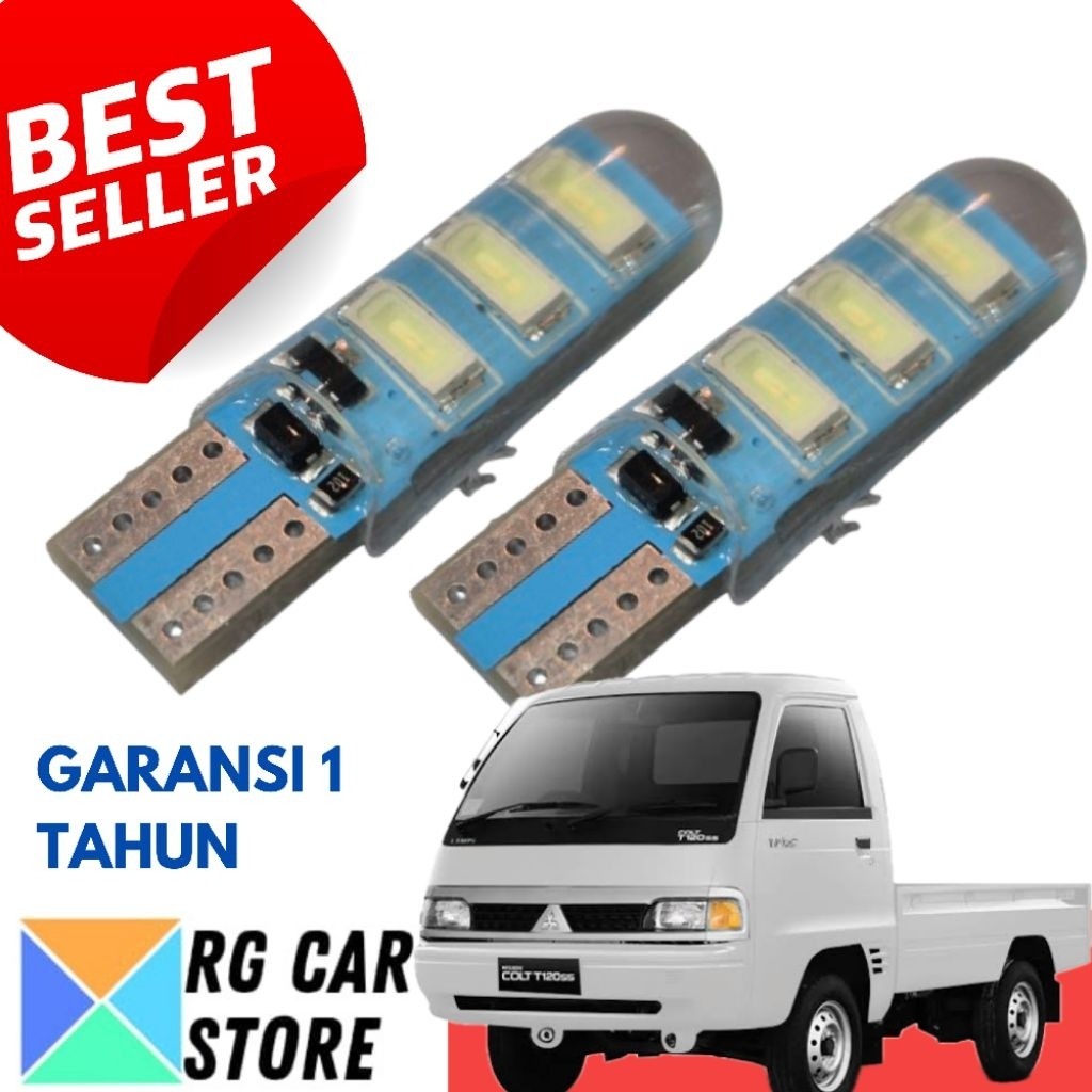 LED Lampu Plat Nomor T120ss Blue Ice 20Watt 12v Garansi 1 Tahun PnP Mitsubishi