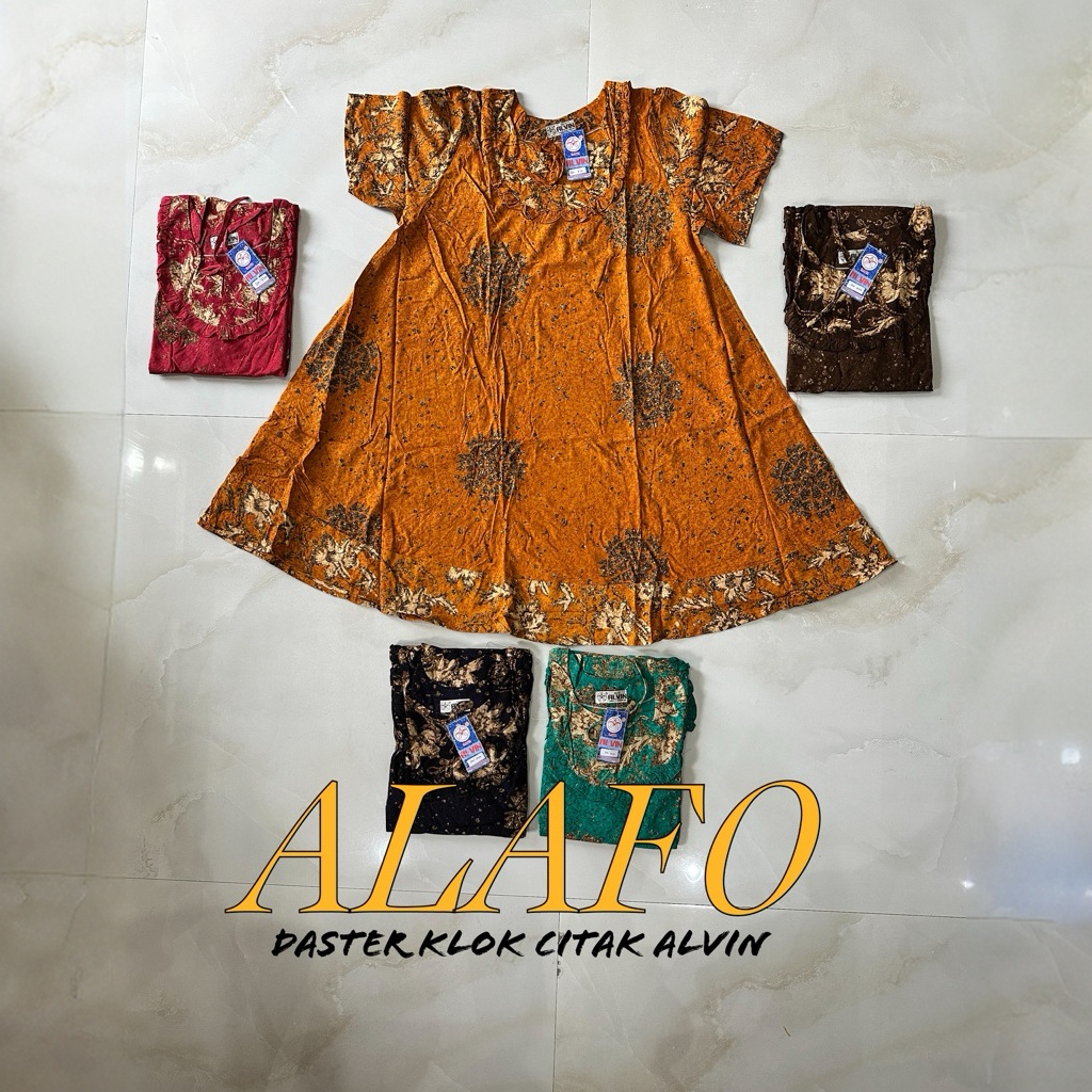 DASTER KLOK NYAMAN BATIK ALVIN CITAK