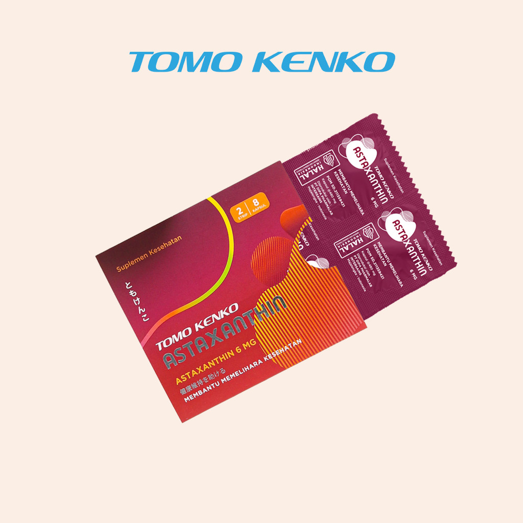 Tomo Kenko Astaxanthin 6 mg  | Daya Tahan Tubuh