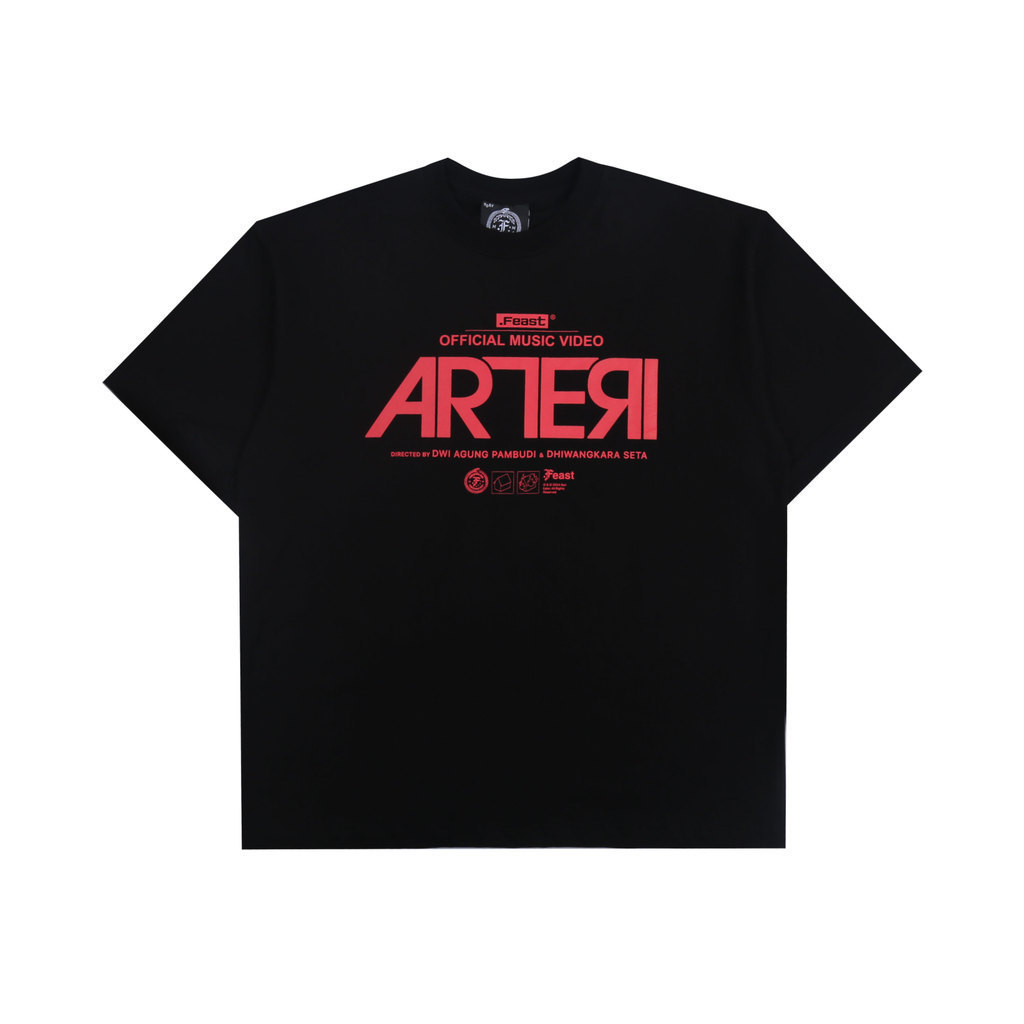 .Feast - Arteri MV - T-shirt - Black -Kaos