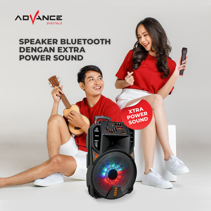 SPEAKER ADVANCE K1506 BLUETOOTH ADVANCE K-1506 SPEAKER MEETING JUMBO 15 Inch