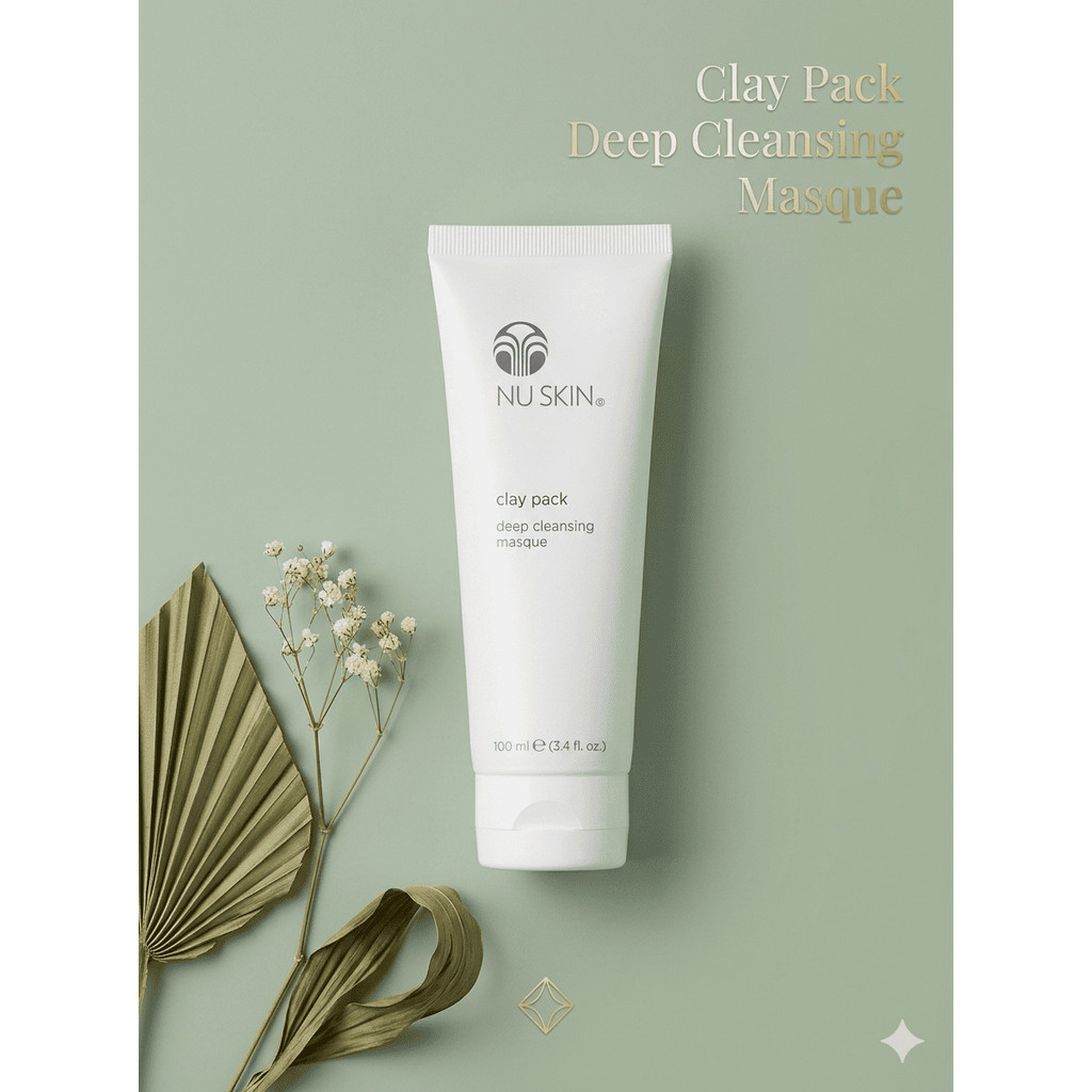 [ SNS! ] Clay Pack Nu Skin 100ml – Deep Cleansing Masque Masker Wajah ORIGINAL 100%