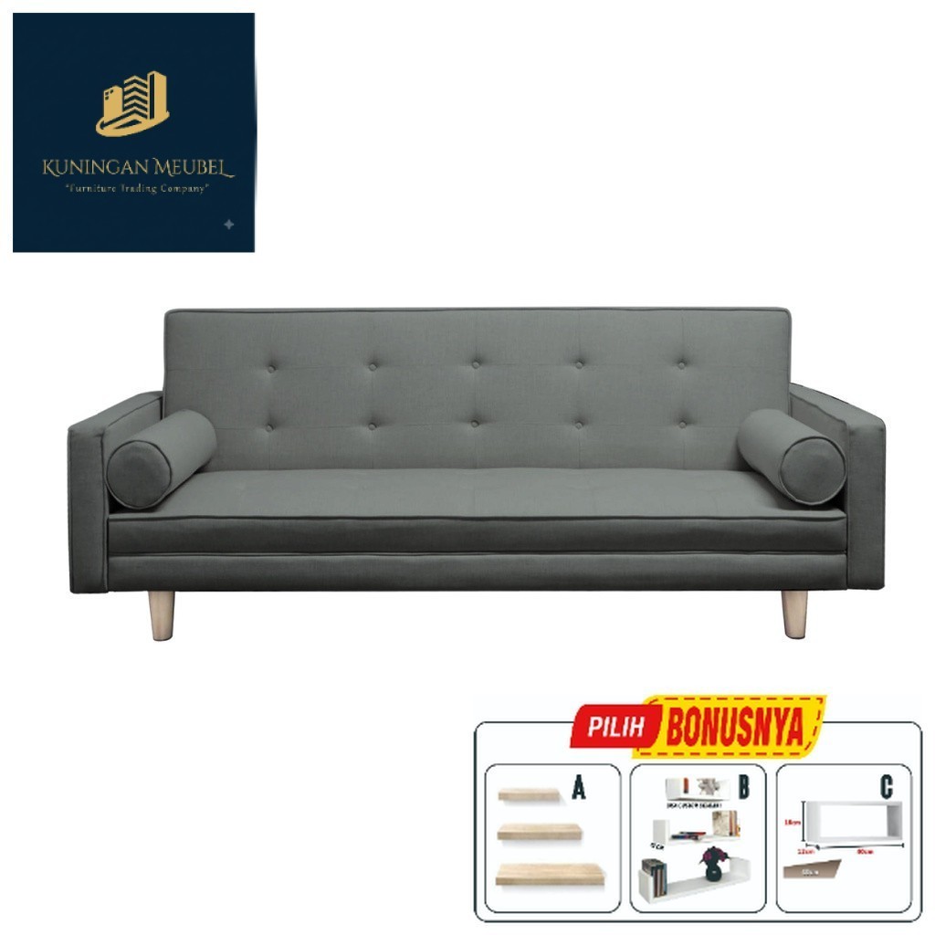 Sofa Bed Helen / sofa bad minimalis / sofa bad modern harmony living KUNINGAN