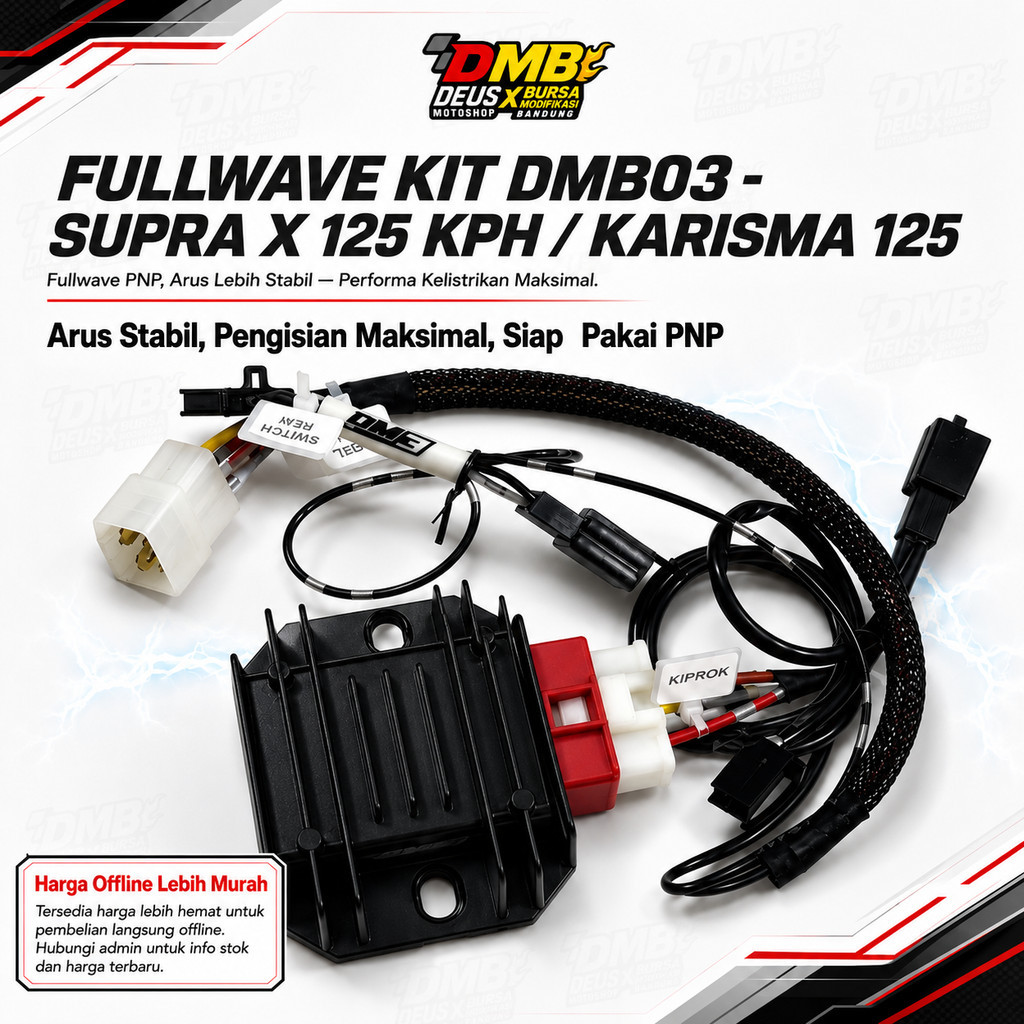 Kabel Full Wave DMB Honda Supra X 125 Karisma PNP Kiprok NMAX DMB02 DMB03 YGP