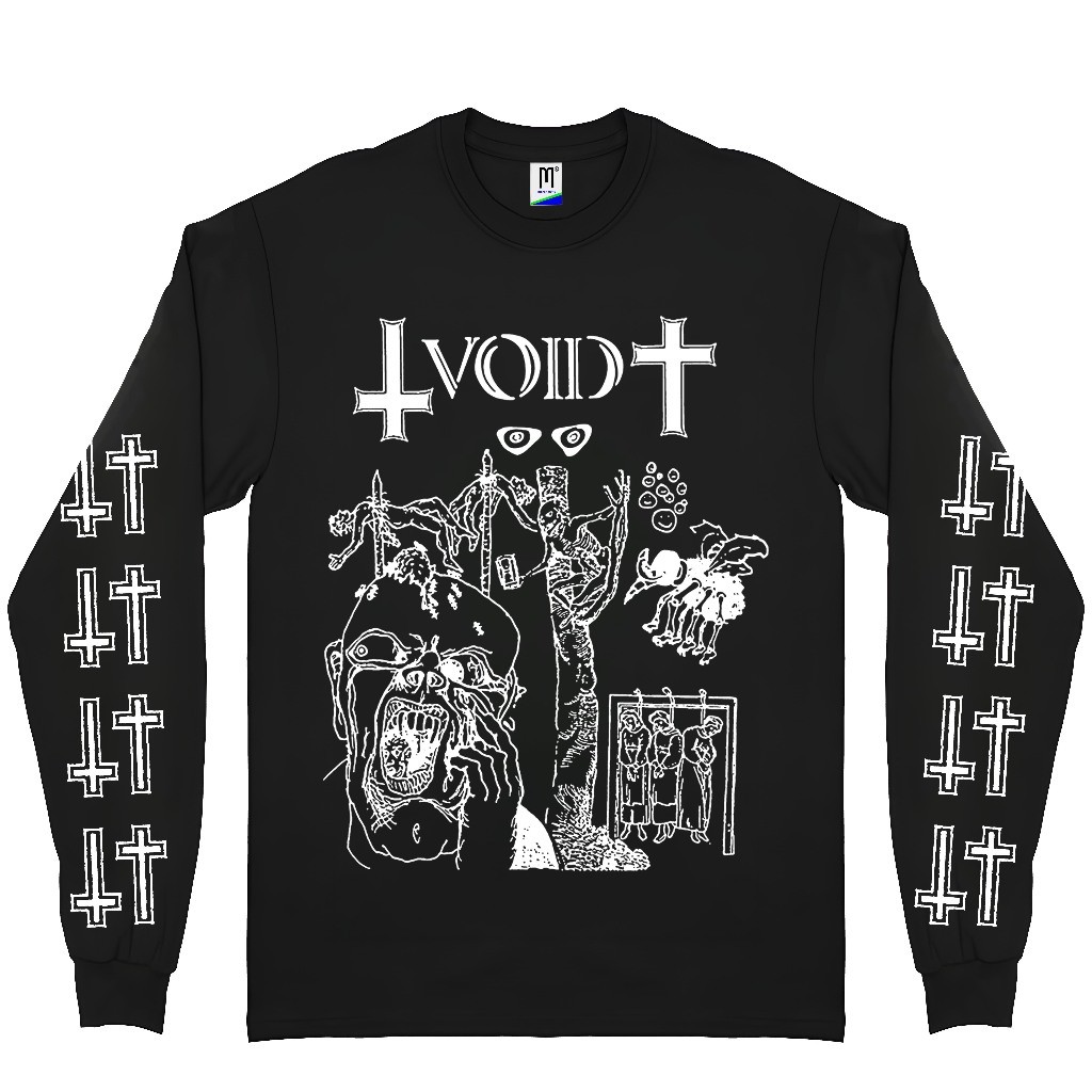 Collective.cloth Kaos Lengan Panjang [No RIB] T shirt LONG SLEEVE VOID - time to die HARDCORE PUNK |