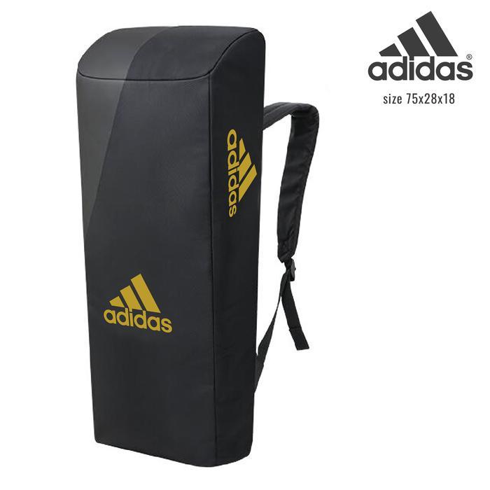 Tas Raket Badminton Bulutangkis Tenis Adidas VS3.1 3 Black & Gold