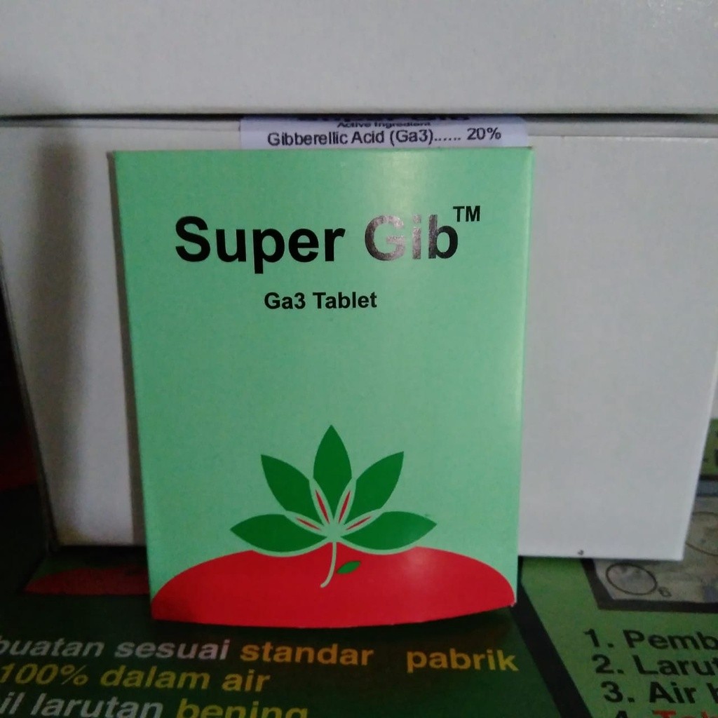 Super gib ga3 tablet supergib zpt supergip Super Gib SUPERGIB tablet GA3 GA 3 ORIGINAL ASLI Giberlin
