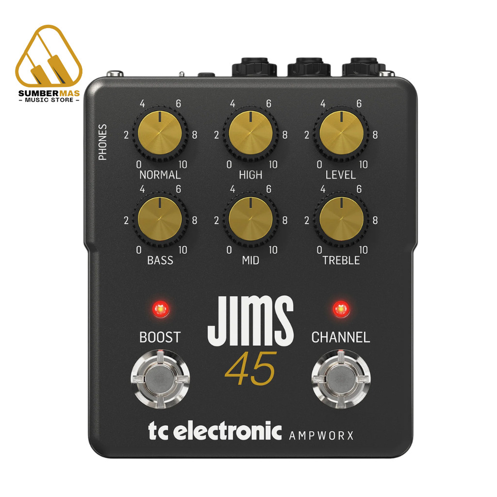 TC Electronic Ampworx JIMS 45 Preamp Guitar Effect Pedal - Pedal Efek Gitar Bass