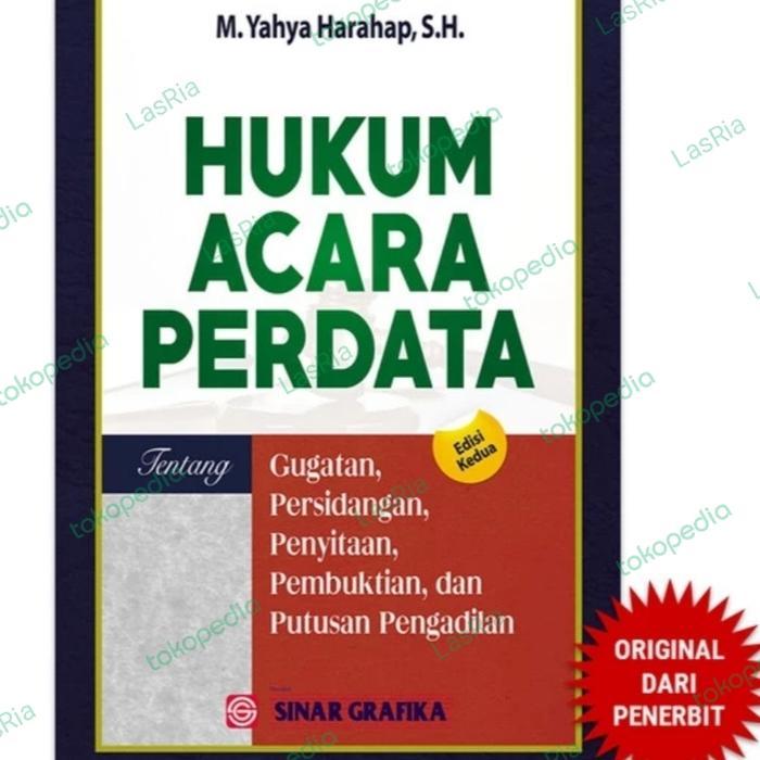 BUKU HUKUM ACARA PERDATA BY YAHYA HARAHAP #ORIGINAL#