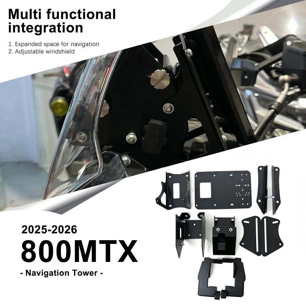 For CFMOTO 800MT-X 800MTX 800 MTX MT-X 2025 2026 Navigation Tower Windshield Adjust Bracket Aluminum