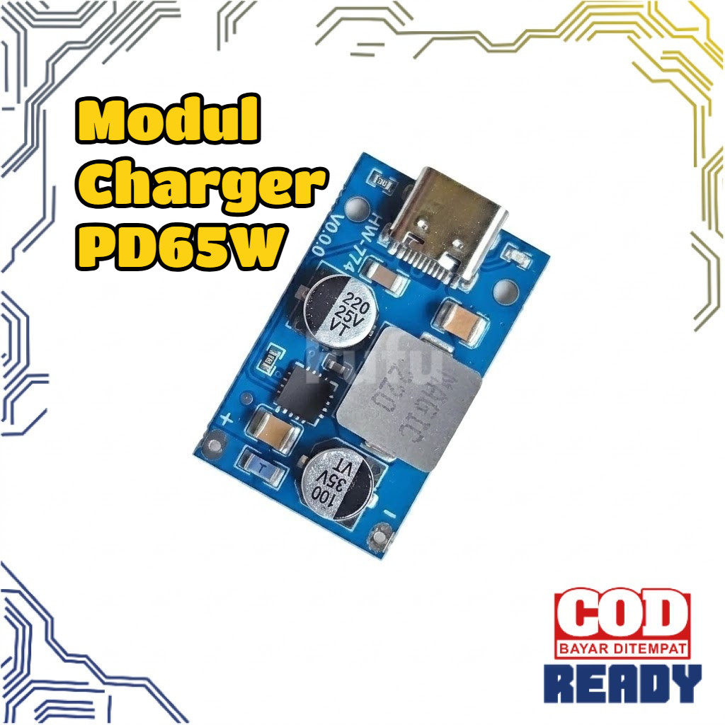 Modul Charger PD65W Fast Charging Module Type-C PD QCSCP PPS Full Protocol
