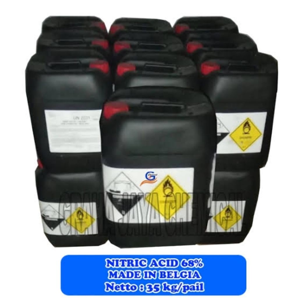 NITRIT ACID KOREA dan BELGIA JERIGEN 30 Liter (tutup segel)     Berkualitas