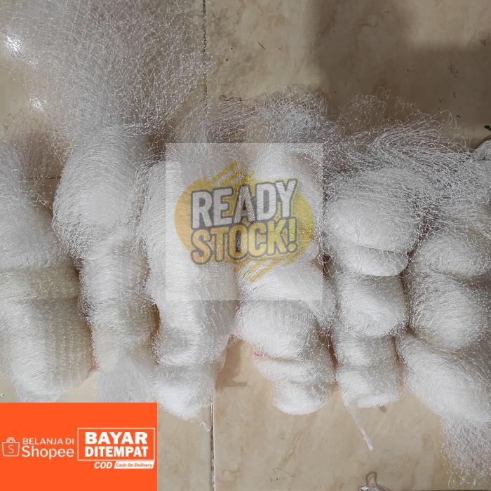 jala ikan jala udang 2 meter tanpa timah jala setengah jadi belum termasuk timah