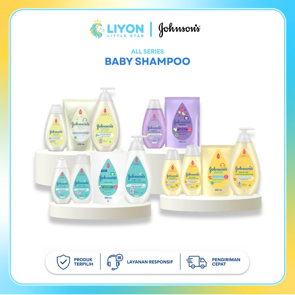 Johnson's Baby Hair & Body Bath Sabun Shampoo Bayi Botol Refill Pump Sabun Lembut Bayi Segar